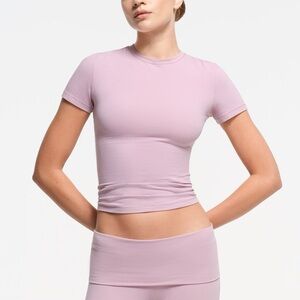 skims cotton jersey top in dusk